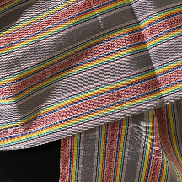 Mexican Shawl, Mexican Pashmina, Striped Shawl, Handcrafted Shawl, Rebozo - Picture 13 of 16